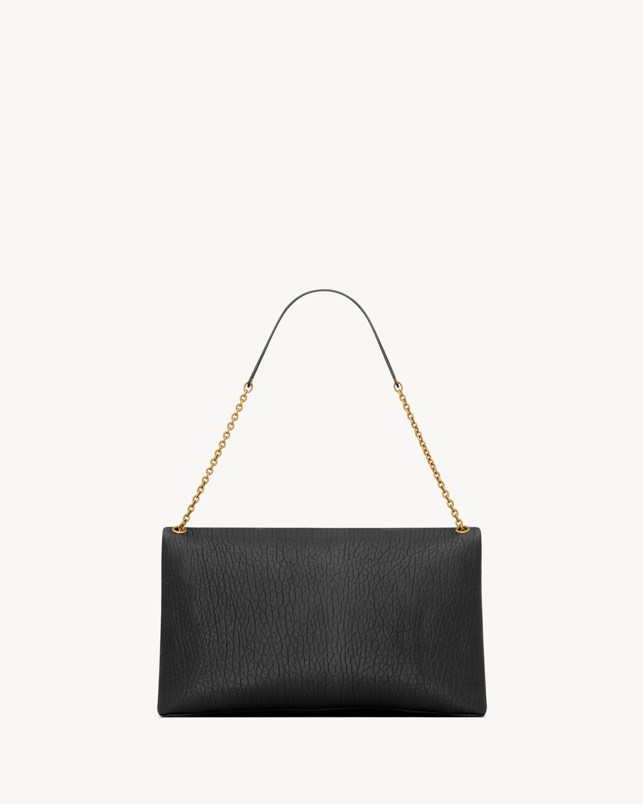 YSL CASSANDRE XXL envelope pouch on chain in lambskin - Image 2
